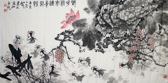 神情飄渺 不見(jiàn)真相——讀趙建玉先生兩幅花鳥(niǎo)（《西部成功書(shū)畫(huà)家》刊載）瑣言