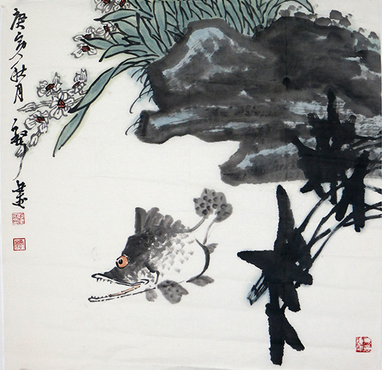 神情飄渺 不見(jiàn)真相——讀趙建玉先生兩幅花鳥(niǎo)（《西部成功書(shū)畫(huà)家》刊載）瑣言