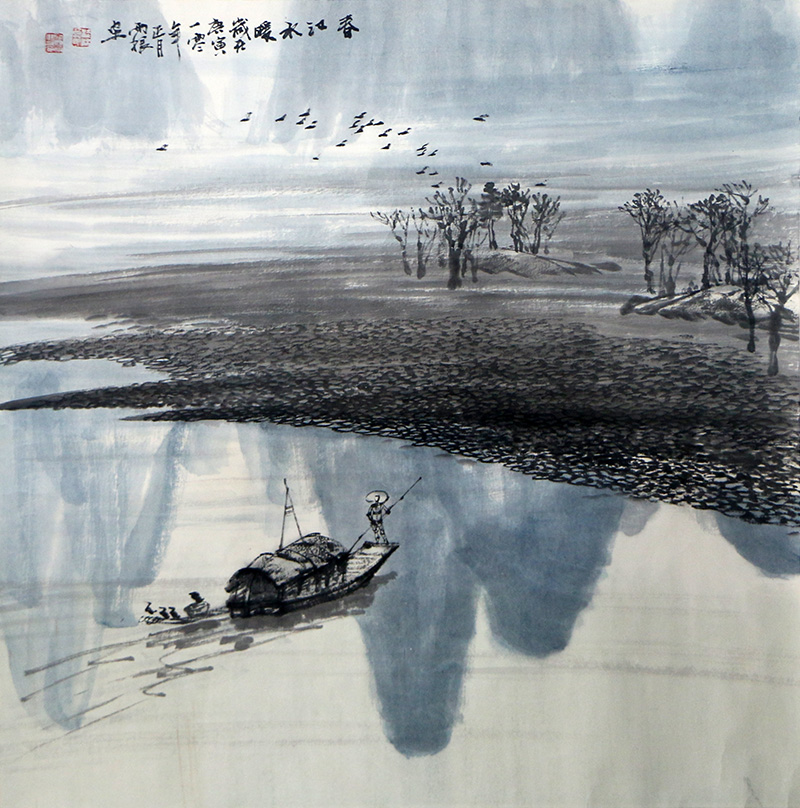 昭昭桂鄉景 殷殷漓水情——桂林畫院名譽院長莫雨根先生作品（《西部成功書畫家》刊載）賞讀
