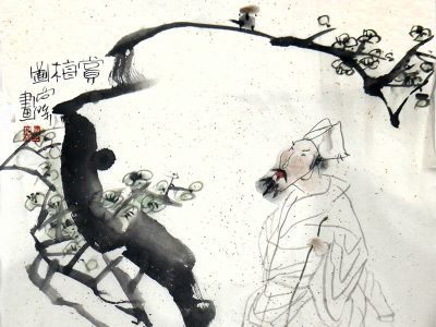 筆簡意遠 圖清境深——《西部成功書畫家》刊載人物畫家馮向杰先生作品賞析
