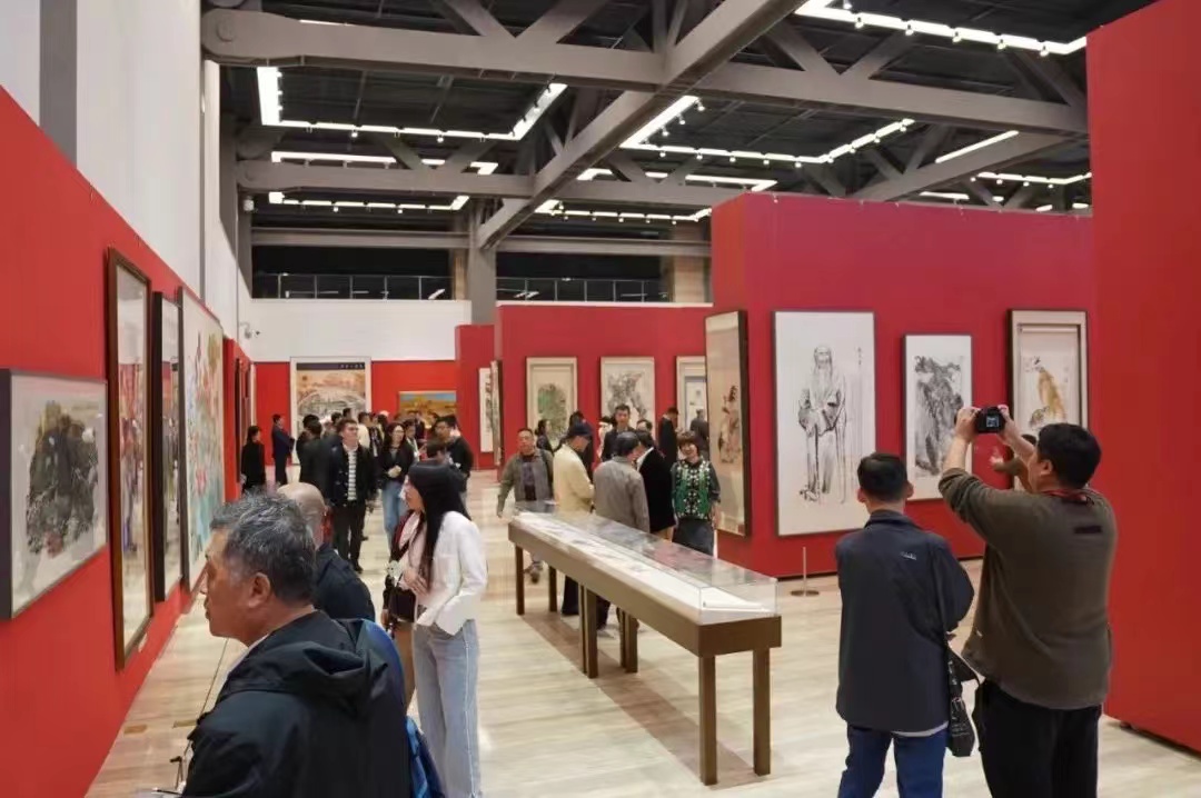 國之頌——慶祝中華人民共和國成立75周年全國美術(shù)作品展在中國國家畫院開幕