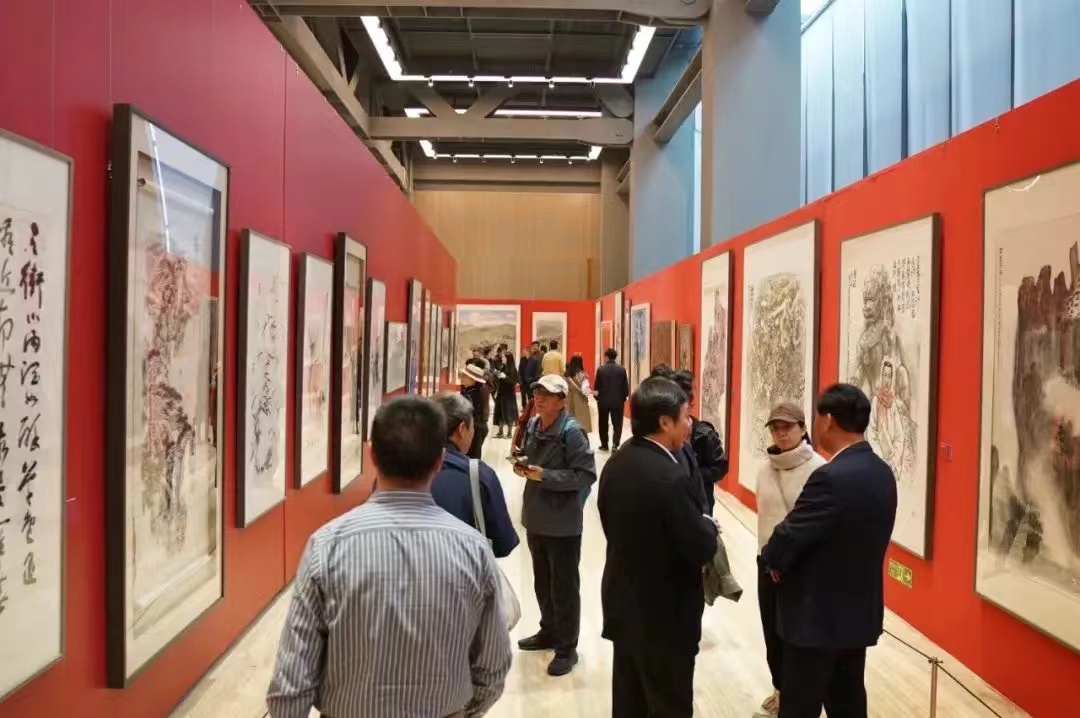 國之頌——慶祝中華人民共和國成立75周年全國美術(shù)作品展在中國國家畫院開幕