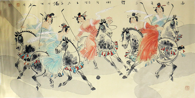 奔馳擊拂 形俱神動——揚州美協主席安玉民先生作品(《西部成功書畫家》刊載)賞析