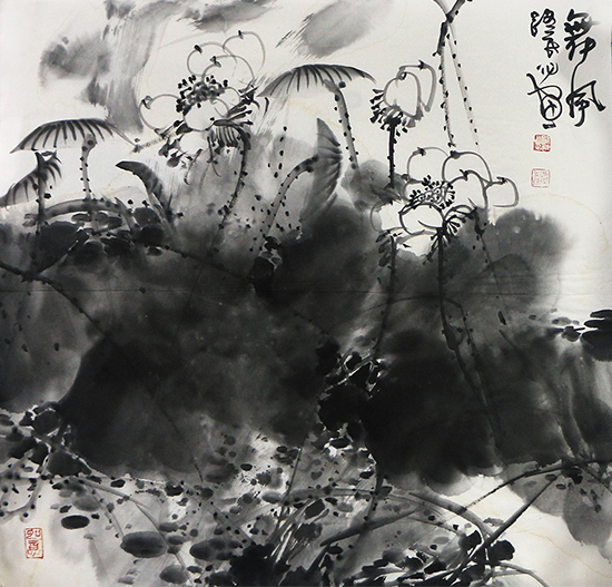 寧靜秀逸 風神綺麗——讀路民先生（《西部成功書畫家》刊載）的荷花