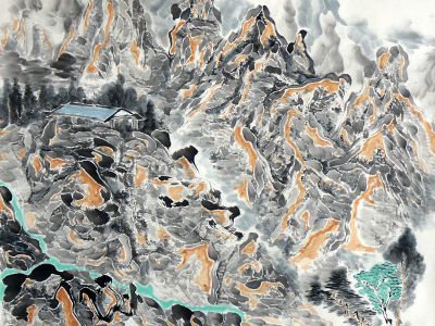 筆墨恣肆 意氣汪洋——中國國家畫院畫家卜登科先生作品（《西部成功書畫家》刊載）賞析