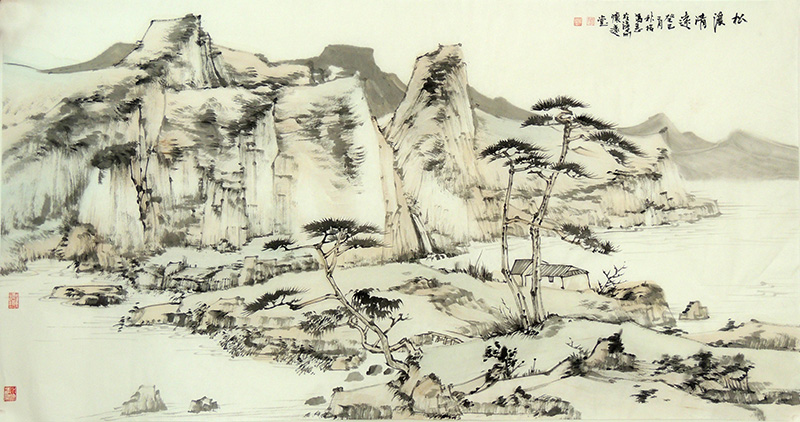 清逸淡遠 峻秀出塵——福建省青年畫院副院長張秋桔先生作品（《西部成功書畫家》刊載）簡析