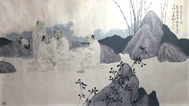 傳神寫心 超逸出塵——中美協副主席李翔先生古典人物畫（《西部成功書畫家》刊載）賞讀