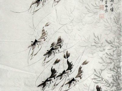 蝦嬉平安 荷喻吉祥——《西部成功書畫家》刊載甘肅畫家張國亮作品賞析