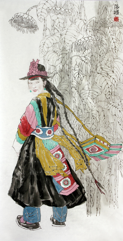 線墨樸厚 節律生情——青海美協副主席張權先生作品（《西部成功書畫家》刊載）簡析