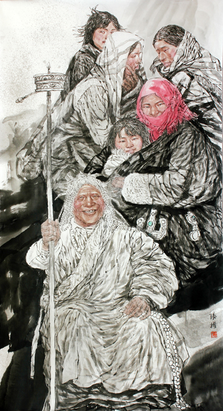線墨樸厚 節律生情——青海美協副主席張權先生作品（《西部成功書畫家》刊載）簡析