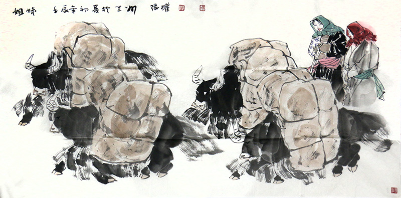 線墨樸厚 節律生情——青海美協副主席張權先生作品（《西部成功書畫家》刊載）簡析