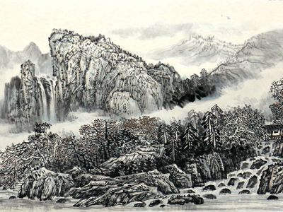 皴筆剛健 秀逸崢嶸——《西部成功書畫家》刊載當代書畫家祝英公先生作品賞析