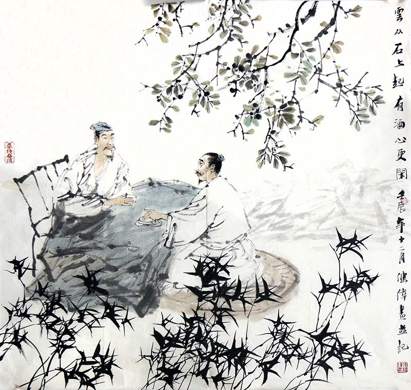 筆律意立 形肖神活——河南師范大學美術學院院長張健偉先生作品（《西部成功書畫家》刊載）賞讀