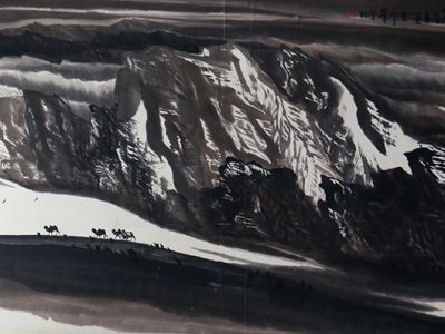 皴染有韻 歲月橫流——當代山水畫家周尊圣先生作品（《西部成功書畫家》刊載）賞讀