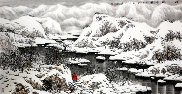 暮山映雪 空靈清虛——當(dāng)代山水畫家趙春秋先生畫作（《西部成功書畫家》刊載）賞讀