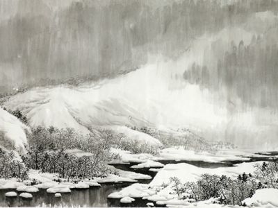 暮山映雪 空靈清虛——當代山水畫家趙春秋先生畫作（《西部成功書畫家》刊載）賞讀