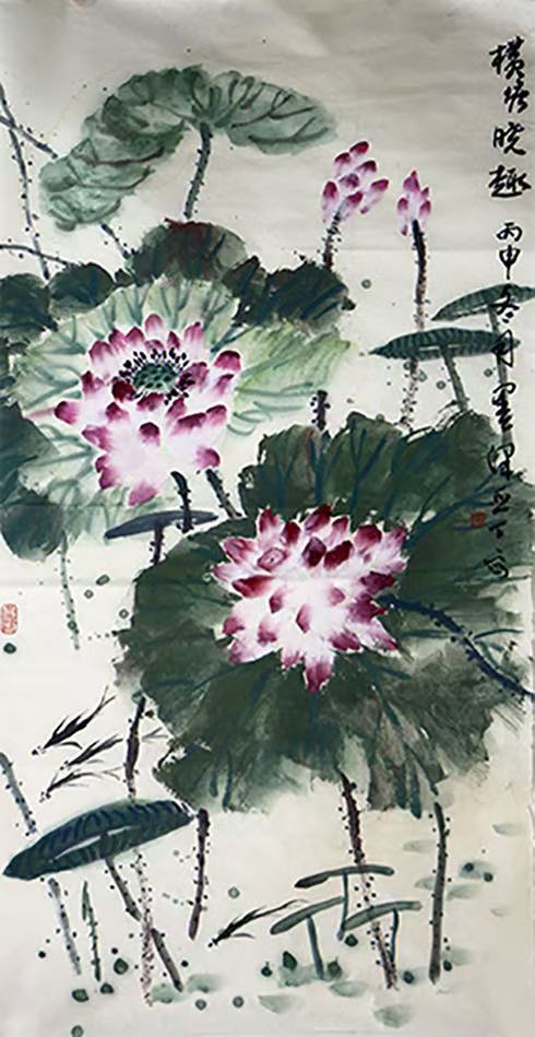 寫意花鳥 韻味悠長(zhǎng)——讀喬亞丁先生兩幅畫（《西部成功書畫家》刊載）