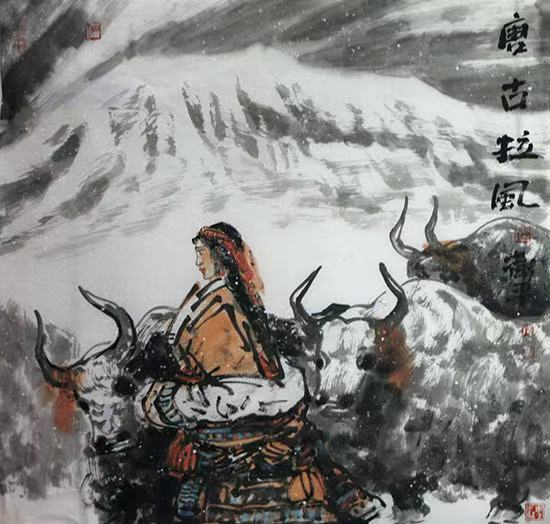 高原氣象 風(fēng)樸韻厚——《西部成功書畫家》刊載張衛(wèi)平人物作品賞析