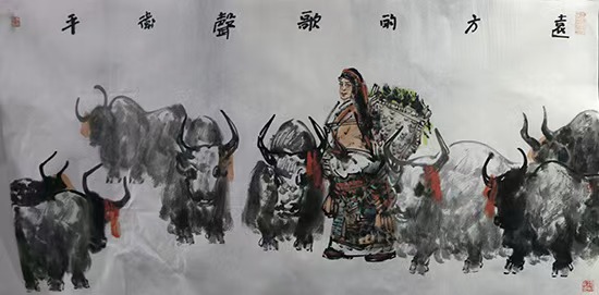 高原氣象 風(fēng)樸韻厚——《西部成功書畫家》刊載張衛(wèi)平人物作品賞析