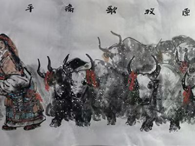 高原氣象 風(fēng)樸韻厚——《西部成功書畫家》刊載張衛(wèi)平人物作品賞析