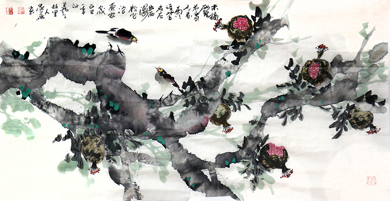 墨落生花 筆寫成實——山東花鳥畫家朱榮華先生作品（《西部成功書畫家》刊載）賞析