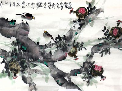 墨落生花 筆寫成實——山東花鳥畫家朱榮華先生作品（《西部成功書畫家》刊載）賞析