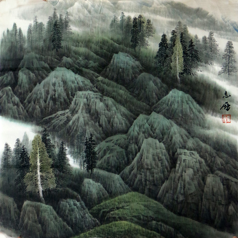 筆冶物我 青山可親——《西部成功書畫家》刊載甘肅美協理事張志雁先生作品賞析
