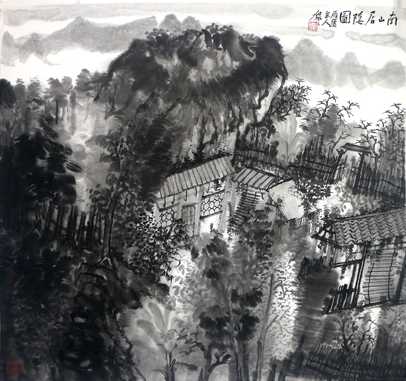 氤氳布湖山 清逸寄煙村——中美協理事何加林先生畫作（《西部成功書畫家》刊載）賞讀