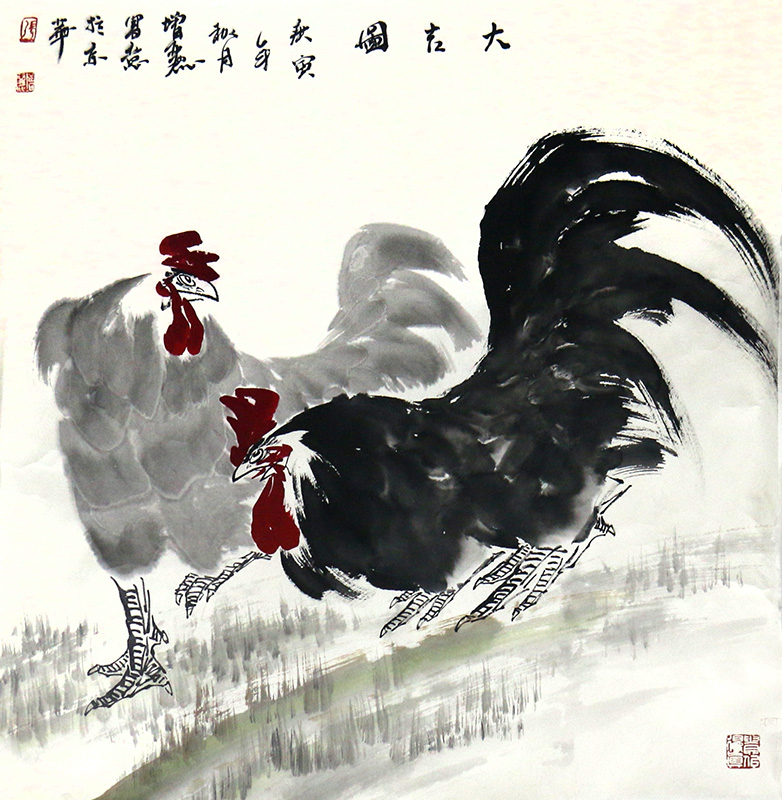 墨寫雄雞 濃淡含情——《西部成功書畫家》刊載黑龍江女畫家張增麗作品賞析