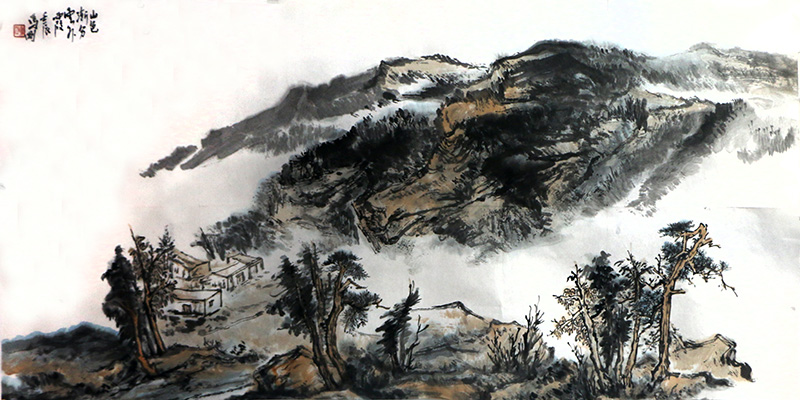 筆筑塬峁意 心寄山野游——甘肅美協名譽主席馬剛先生作品（《西部成功書畫家》刊載）賞讀