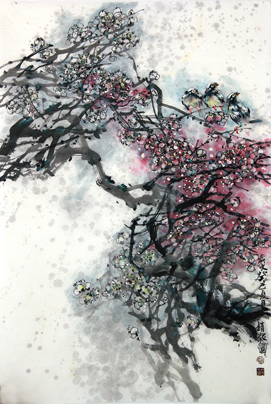 奇峭蒼勁發(fā)南枝 墨彩作雨浥芙蓉——重慶畫家趙毅先生花鳥畫作（《西部成功書畫家》刊載）簡(jiǎn)評(píng)