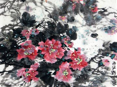 奇峭蒼勁發南枝 墨彩作雨浥芙蓉——重慶畫家趙毅先生花鳥畫作（《西部成功書畫家》刊載）簡評