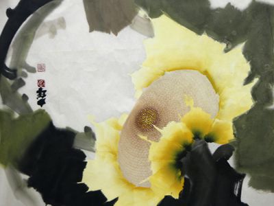 惟有葵花向日傾——讀賈大年先生花鳥畫（《西部成功書畫家》刊載）