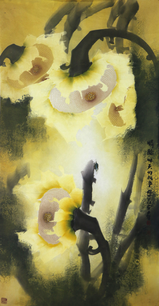 惟有葵花向日傾——讀賈大年先生花鳥畫（《西部成功書畫家》刊載）