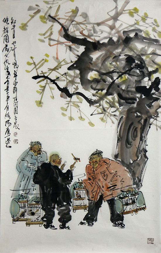 民俗百態(tài) 人中萬(wàn)象——《西部成功書畫家》刊載趙子忠民俗人物畫賞析