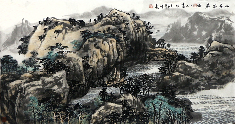 澄觀一心 山水臥游——《西部成功書畫家》刊載河南美協理事張一心先生作品賞析
