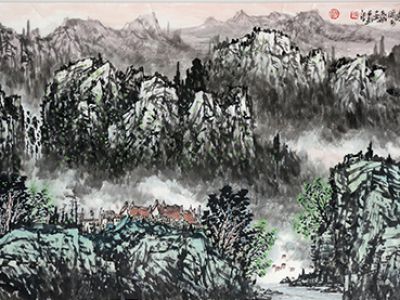 蔚蔚蒼蒼 氣韻橫生 ——《西部成功書畫家》刊載山東省美協(xié)理事張志斌山水畫欣賞