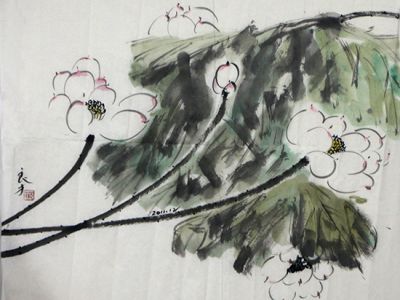簡括得荷意 亭亭不染心——《西部成功書畫家》刊載遼寧美協理事欒良才先生作品賞析