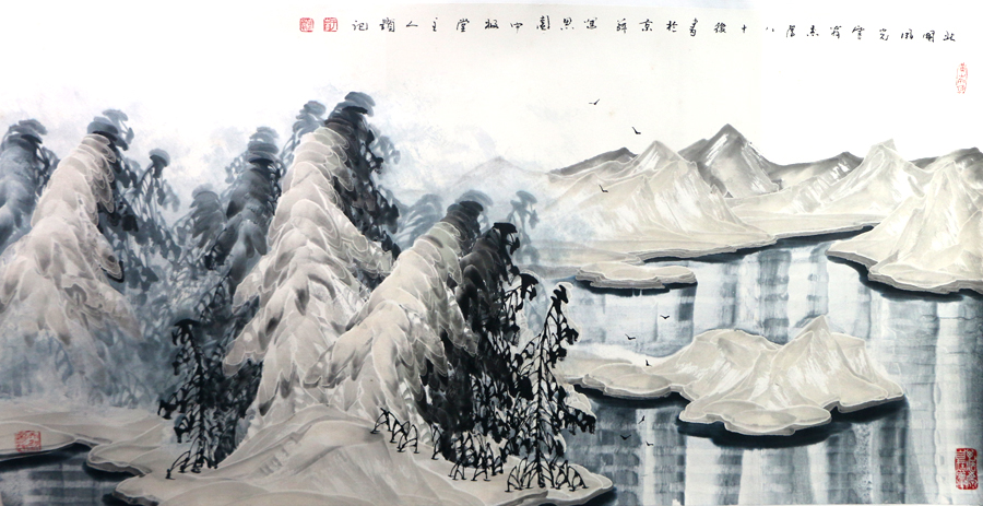 寒天素影 雪野清寂——當(dāng)代著名畫家于志學(xué)冰雪山水畫（館藏名家作品乙巳新春展）簡(jiǎn)賞