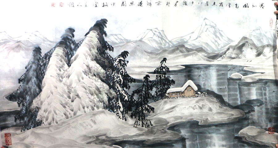 寒天素影 雪野清寂——當(dāng)代著名畫家于志學(xué)冰雪山水畫（館藏名家作品乙巳新春展）簡(jiǎn)賞