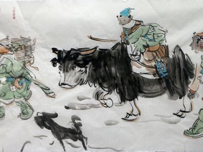 傳神寫心 美而動人——有感于中國國家畫院原副院長張江舟先生畫作（館藏名家作品乙巳新春展）二三絮語