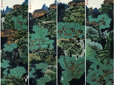 青綠苗鄉 崢嶸雄秀——當代青綠山水畫家滿維起先生作品（館藏名家作品乙巳新春展）再讀