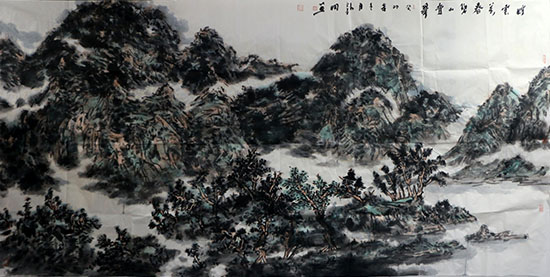 筆繪隴原山水  墨蘊(yùn)雄渾詩(shī)章——甘肅美協(xié)副主席段新明山水畫(huà)（《西部成功書(shū)畫(huà)家》刊載）賞讀
