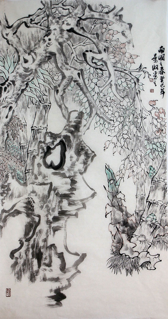 清逸縹緲 意境空靈——讀當(dāng)代畫家趙景收先生的花鳥畫（《西部成功書畫家》刊載）