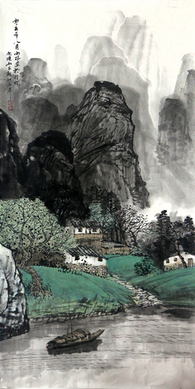 漓江奇秀 八桂悠然——桂林畫院名譽院長莫雨根先生作品（《西部成功書畫家》刊載）簡析