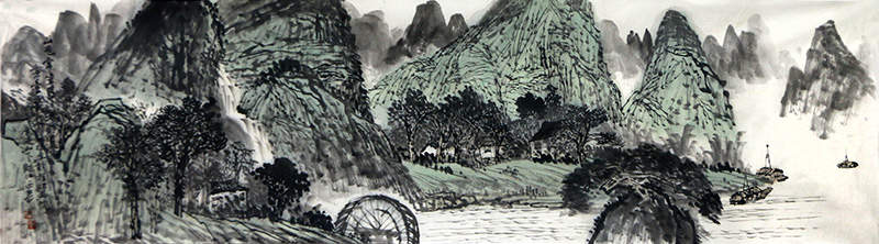 漓江奇秀 八桂悠然——桂林畫院名譽院長莫雨根先生作品（《西部成功書畫家》刊載）簡析