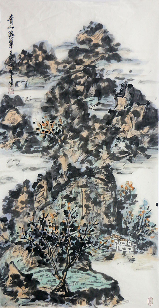 霜凝薄露 潤山秀水 ——河南美協副主席程兆星作品（《西部成功書畫家》刊載）賞析