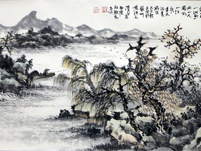 皴染得趣 山水含情——《西部成功書畫家》刊載甘肅畫家孔立公先生作品賞析