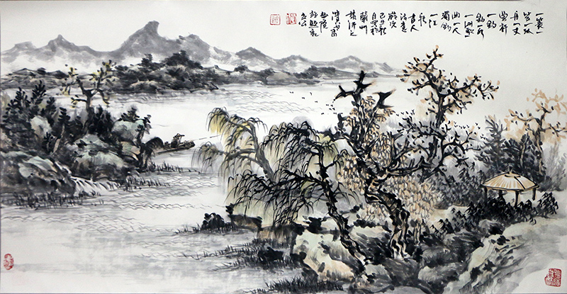 皴染得趣 山水含情——《西部成功書畫家》刊載甘肅畫家孔立公先生作品賞析
