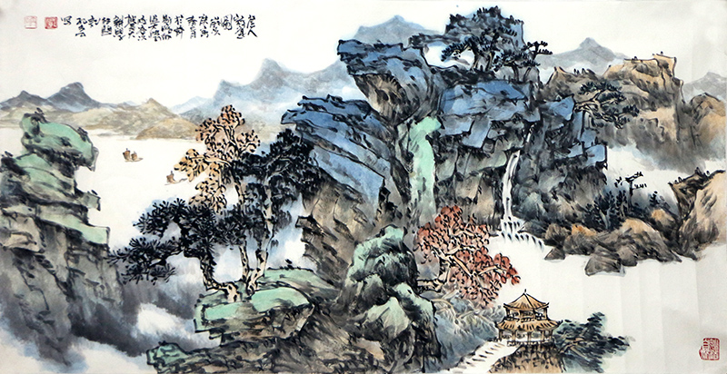 皴染得趣 山水含情——《西部成功書畫家》刊載甘肅畫家孔立公先生作品賞析